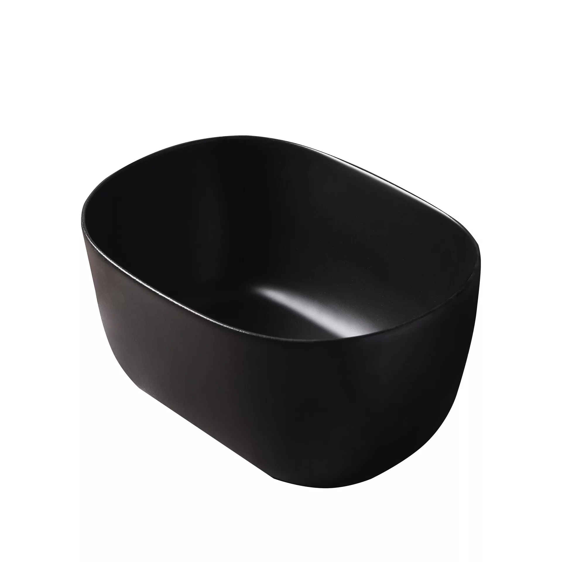 умывальник gid n9302bg 45x32 черный матовый