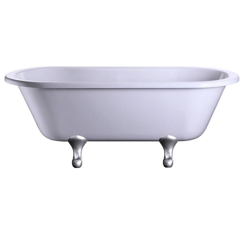 ванна акриловая burlington buckingham windsor e3 170x75 с ножками e10chr хром