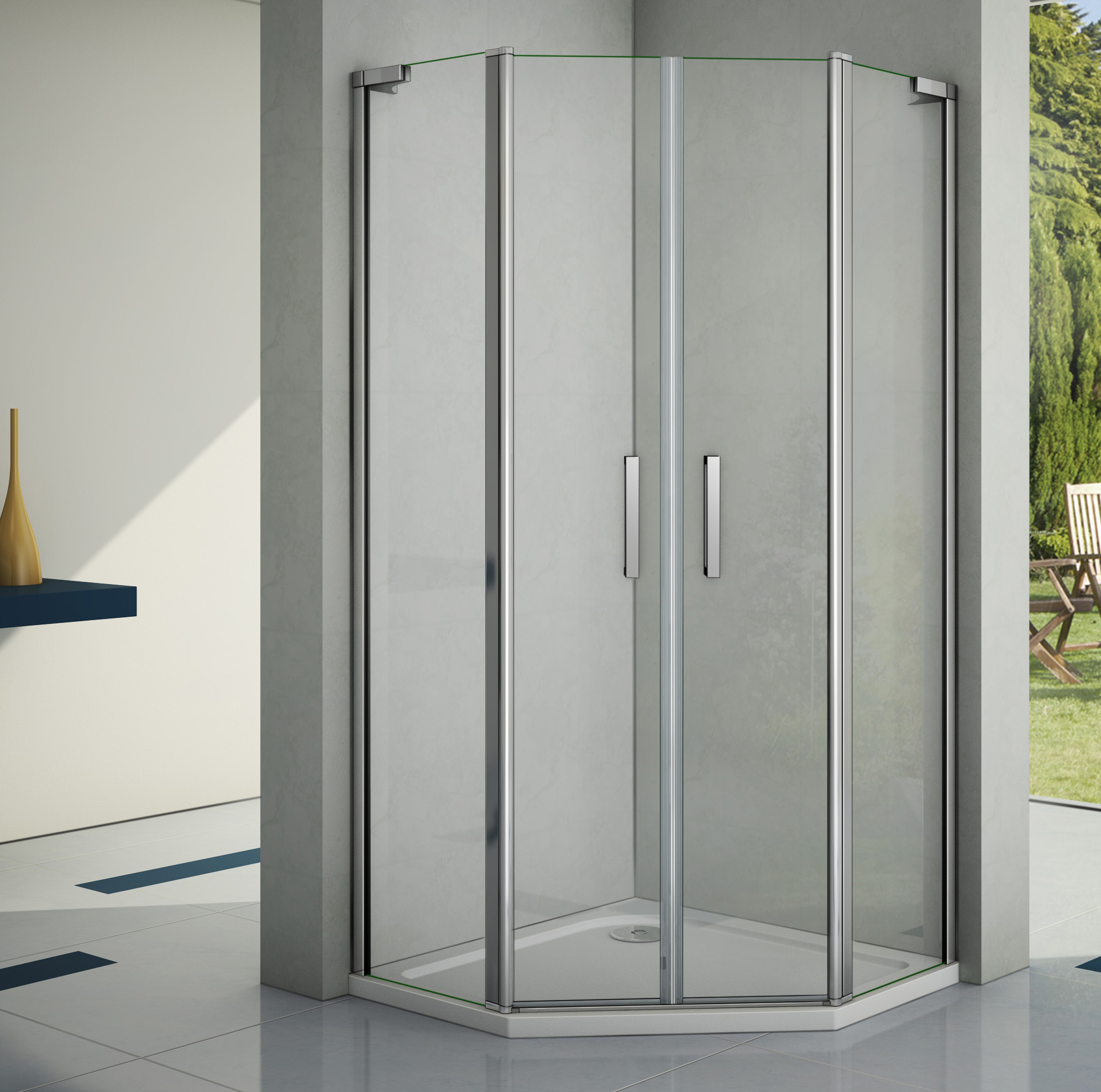 душевой уголок gooddoor pandora pnt-тd-100-c-ch 100x100
