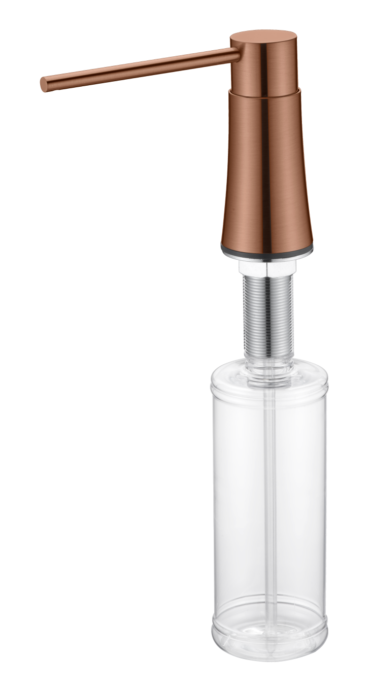 дозатор для моющих средств boheme brushed bronze 630-brb матовая бронза