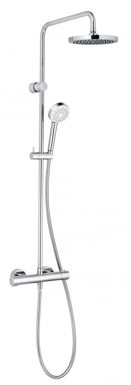 душевая система kludi logo dual shower system 680940500 с термостатом