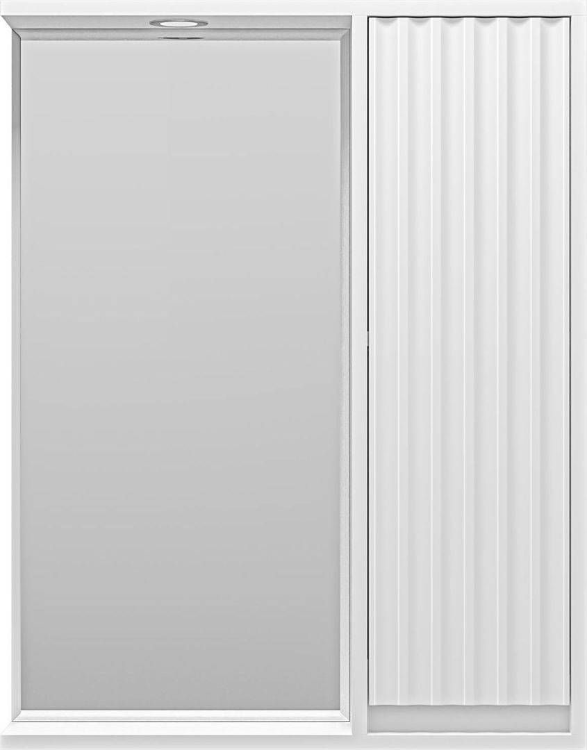 шкаф с зеркалом brevita balaton bal-04075-01-п белый правый