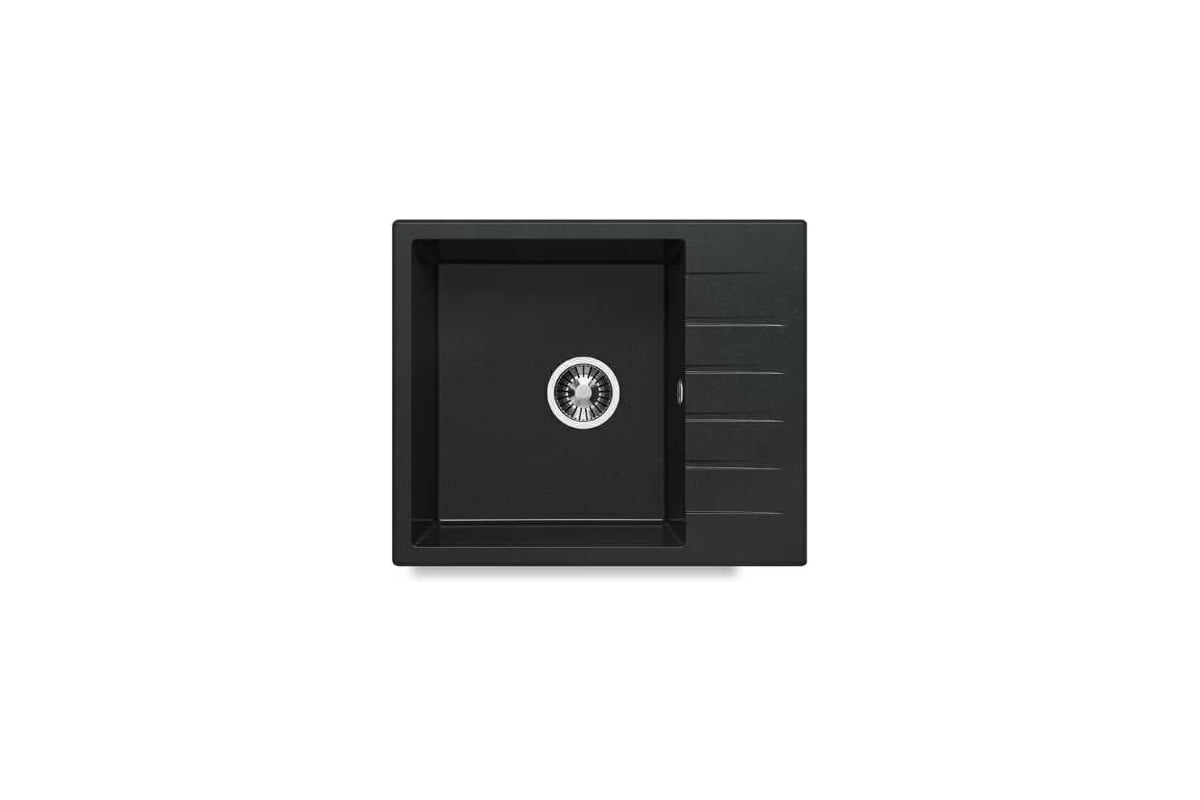 мойка кухонная polygran deka 600 60x50 космос