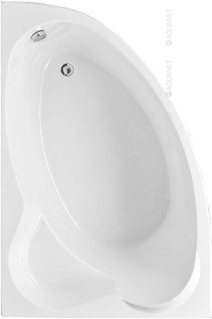 ванна акриловая aquanet mayorca 150x100 l левая с каркасом и экраном