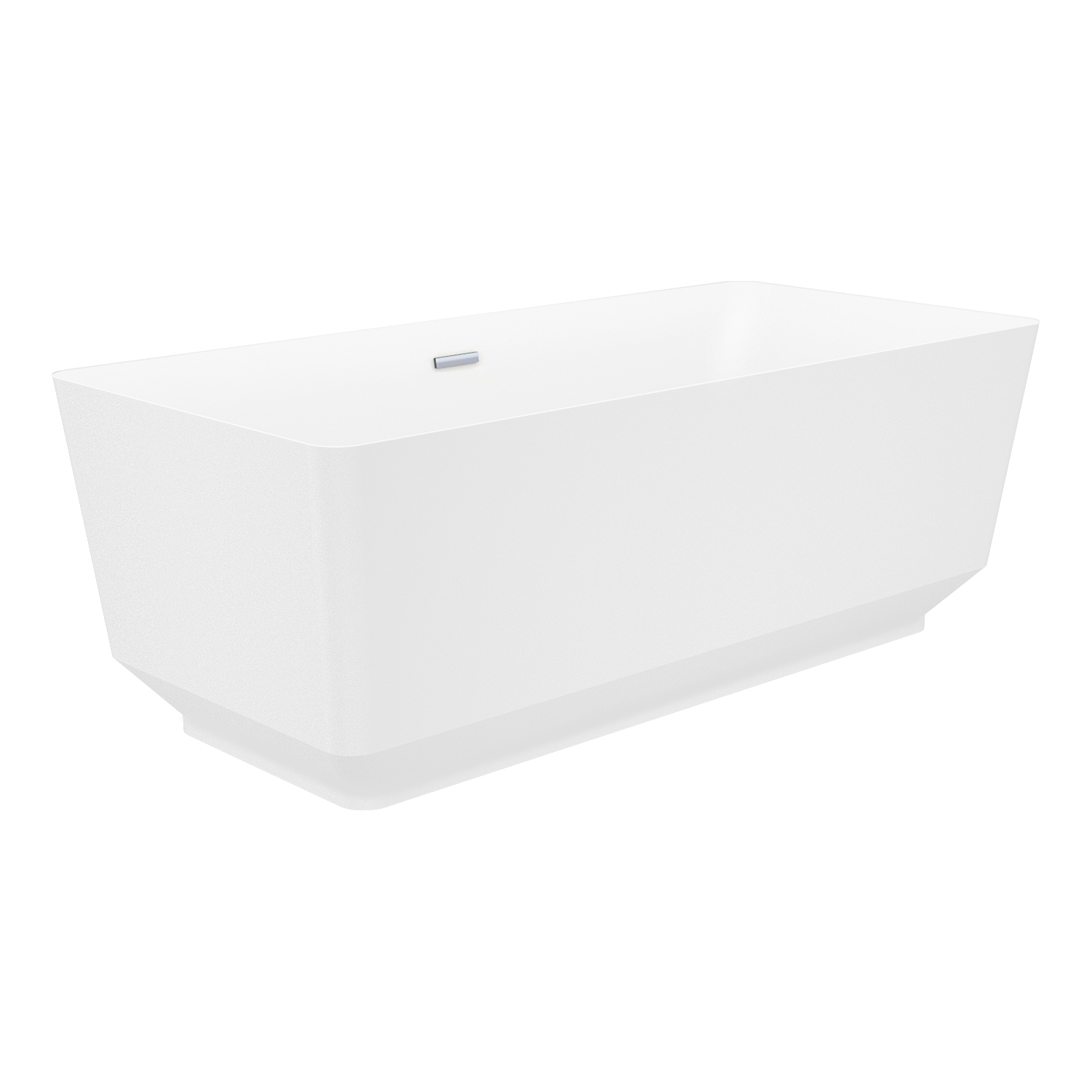 ванна акриловая wellsee air gap s 166x78 (слив-перелив хром) белый глянец