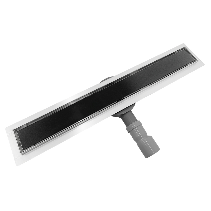 душевой лоток roxen black glass 91030-90 черное стекло