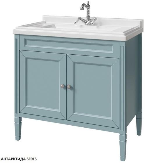 тумба напольная caprigo albion concept 90 34013uv-sf015 голубой матовый