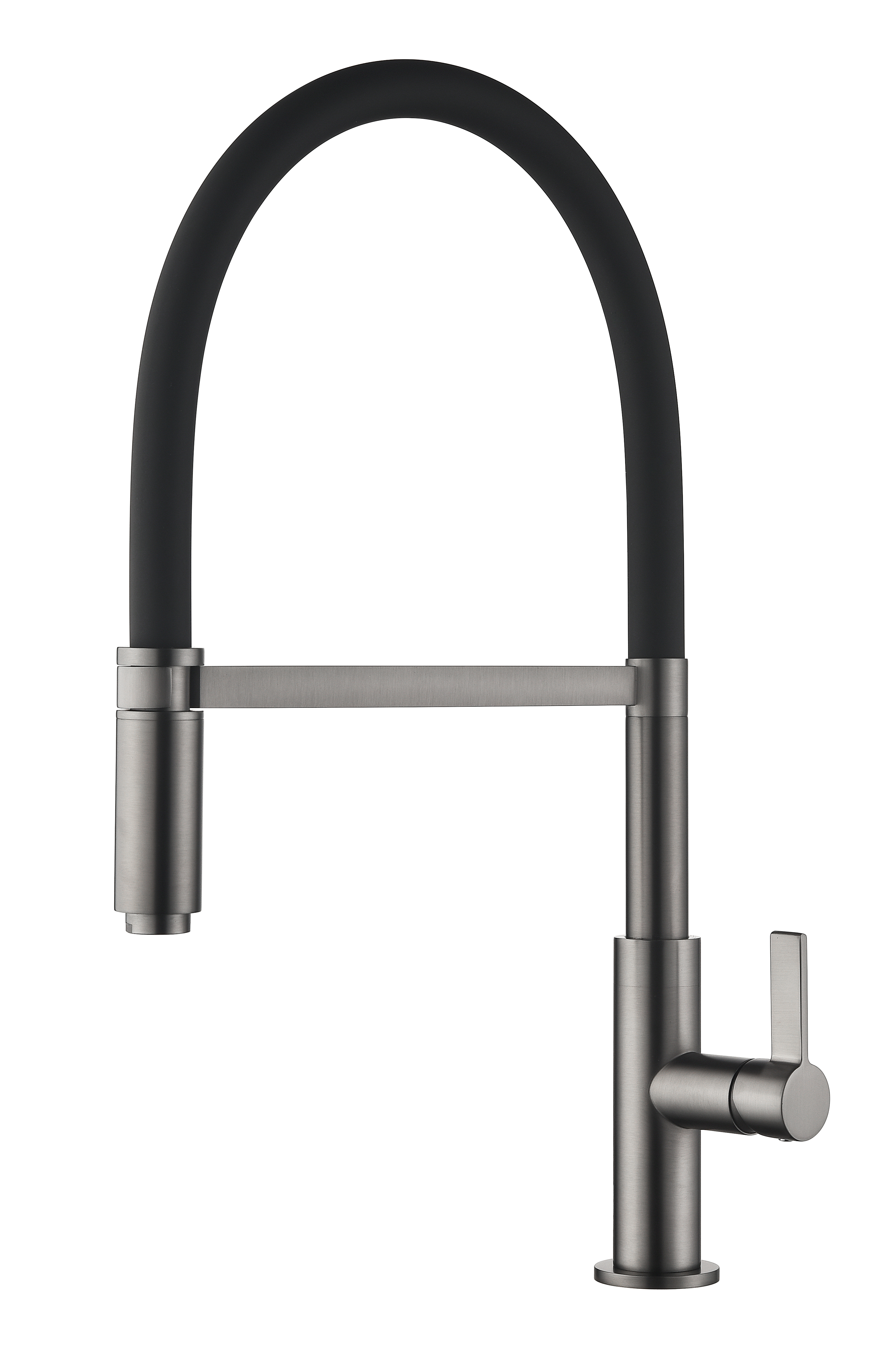 смеситель для кухни aquasanita colos 7003-t graphite, графит