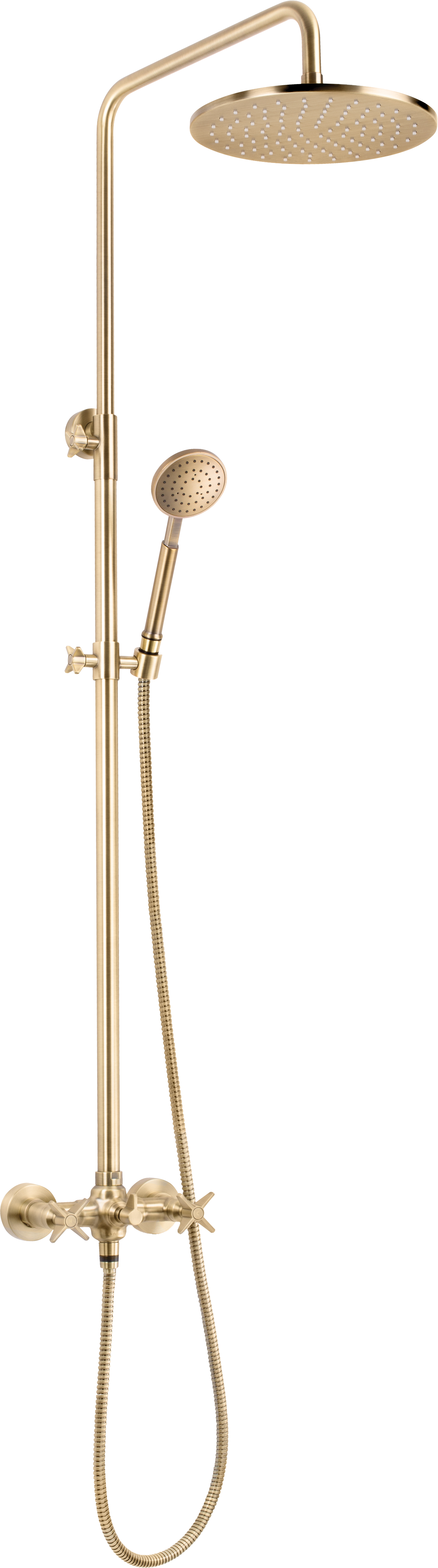 душевая стойка deante temisto brass nac_m4qt латунь