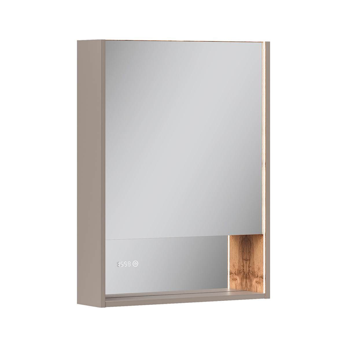 шкаф с зеркалом equil gleam 60.1d амарок/дуб вотан