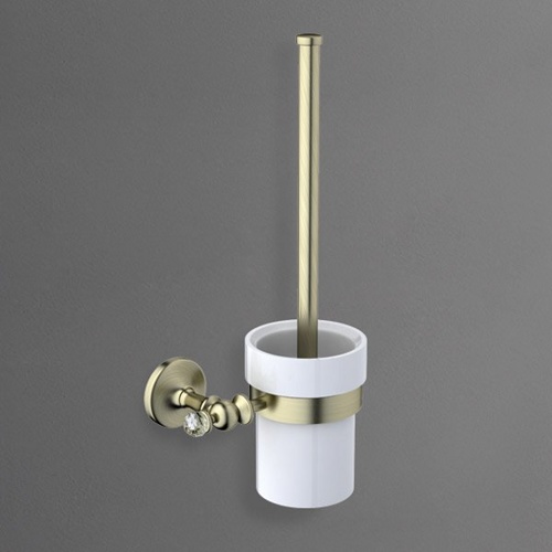 щетка для унитаза подвесная art&max antic crystal am-2681sj-br