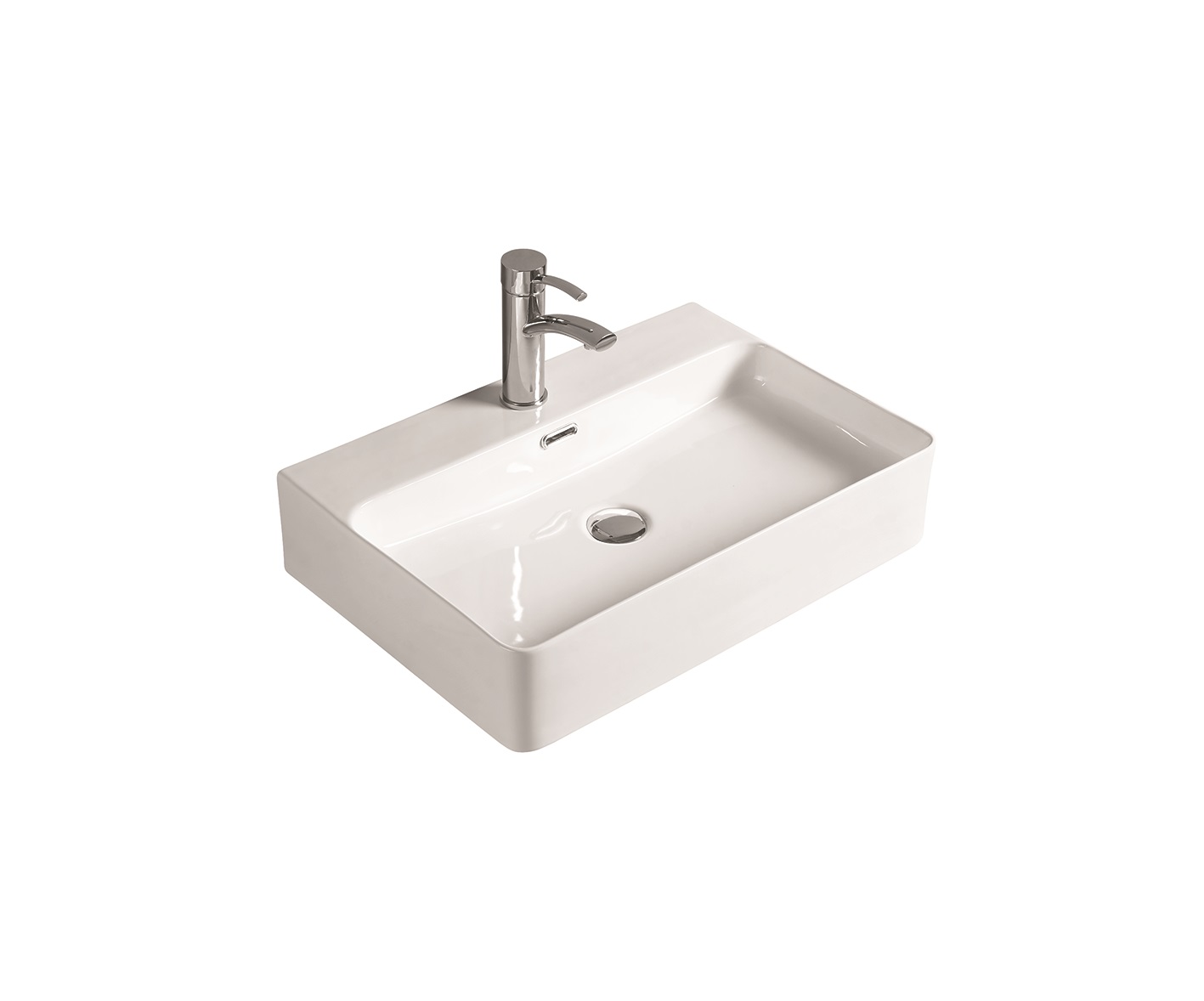 умывальник накладной santiline sl-1003 60,5x41,5 белый