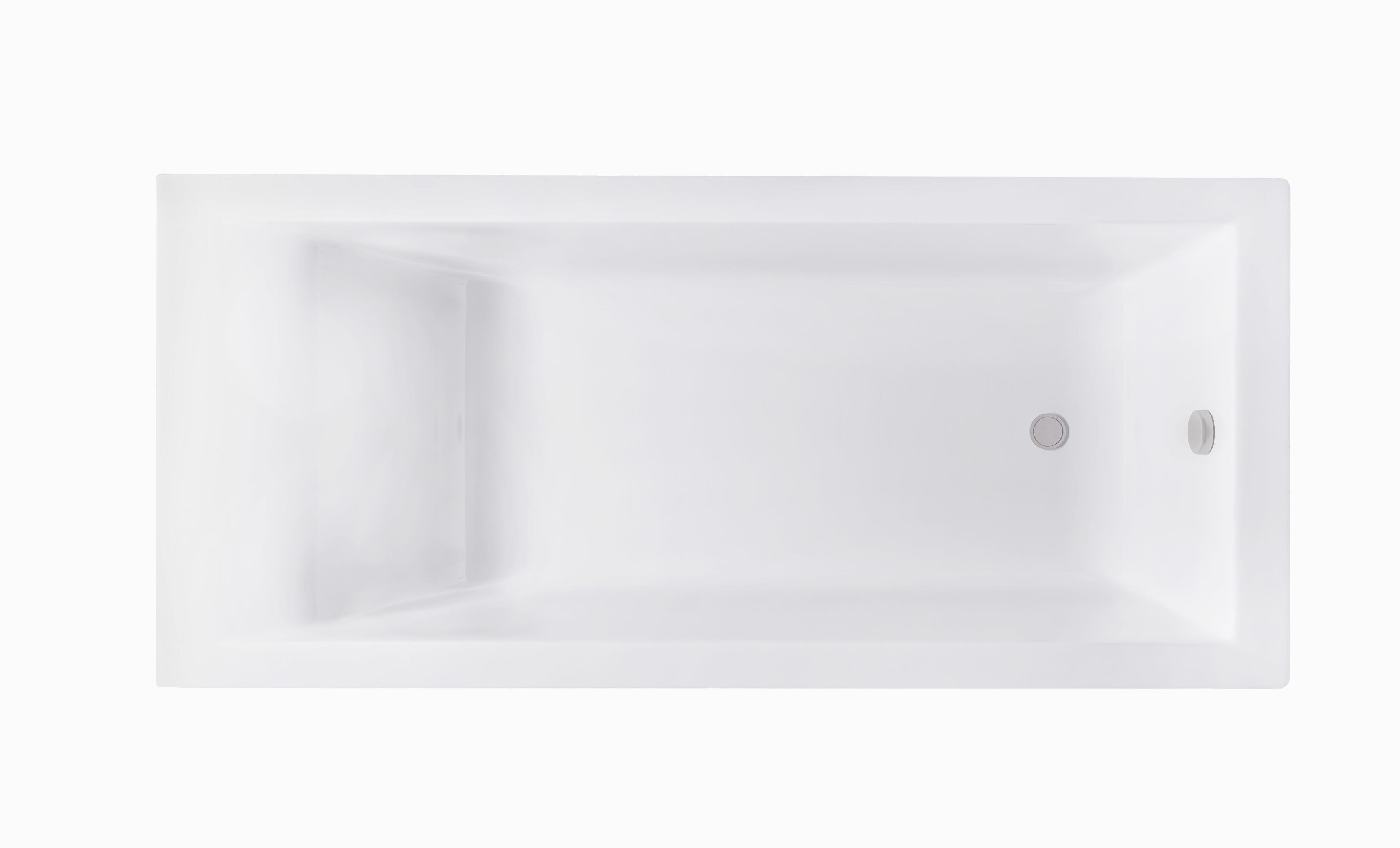 ванна из искусственного камня astra-form нейт 170x70 белый глянец