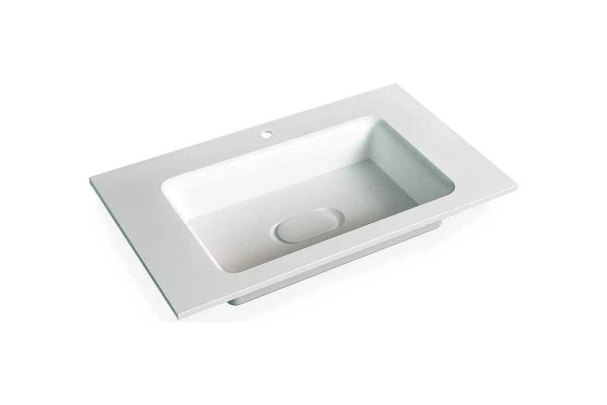 умывальник madera modul 80x45 белый глянец