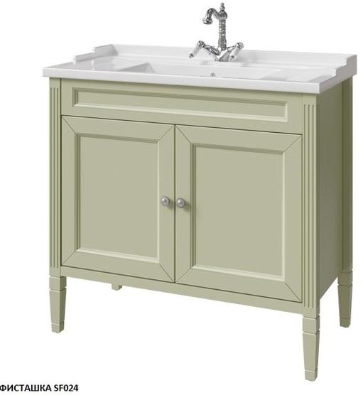 тумба напольная caprigo albion concept 90 34013-sf024 зеленый матовый