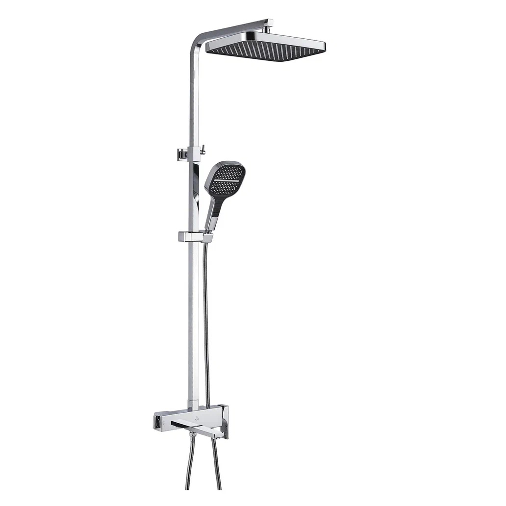 душевая стойка rose r1056 хром