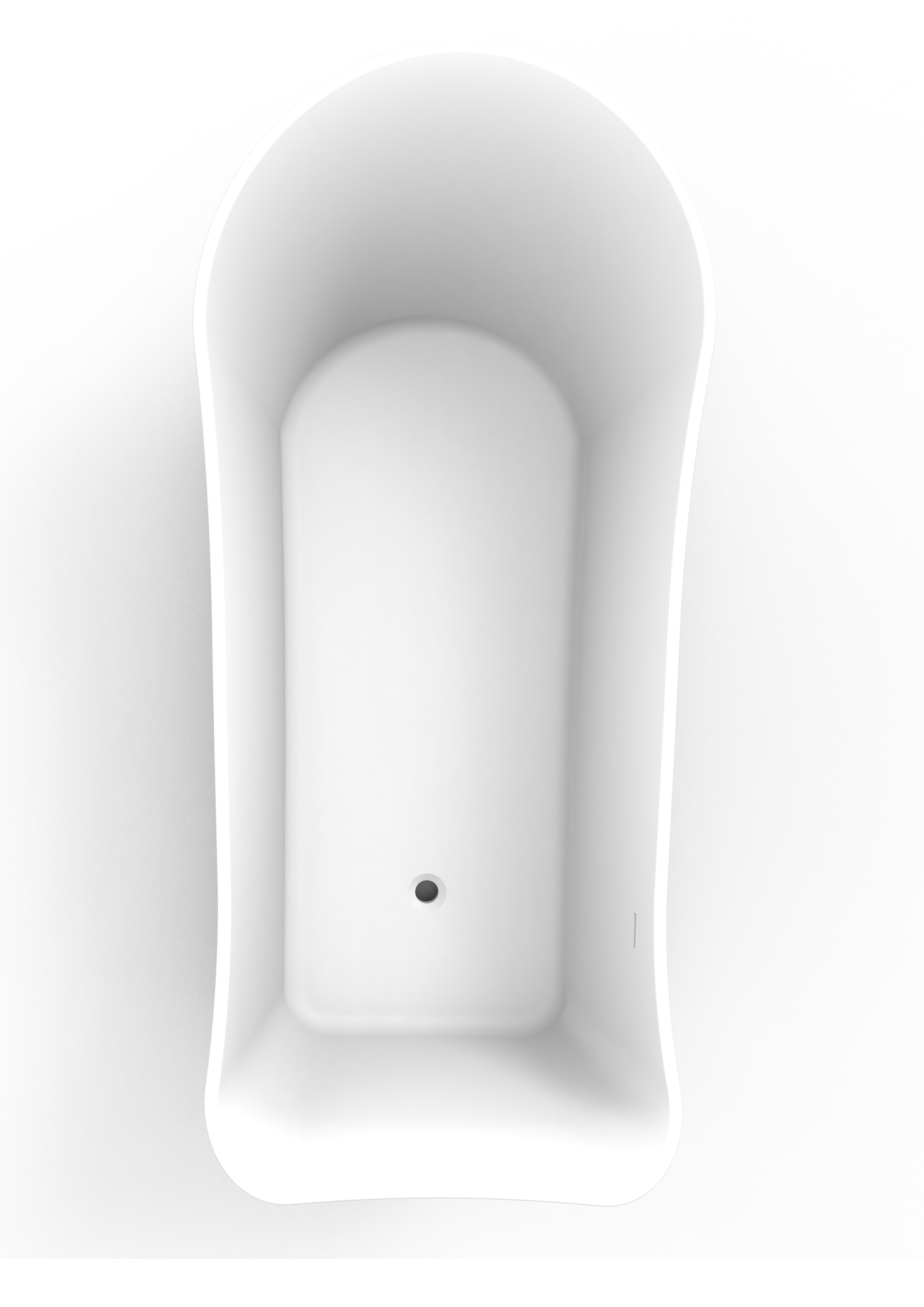 ванна из литьевого мрамора timo juta1815 181,5x82,5 белый матовый, solid surface