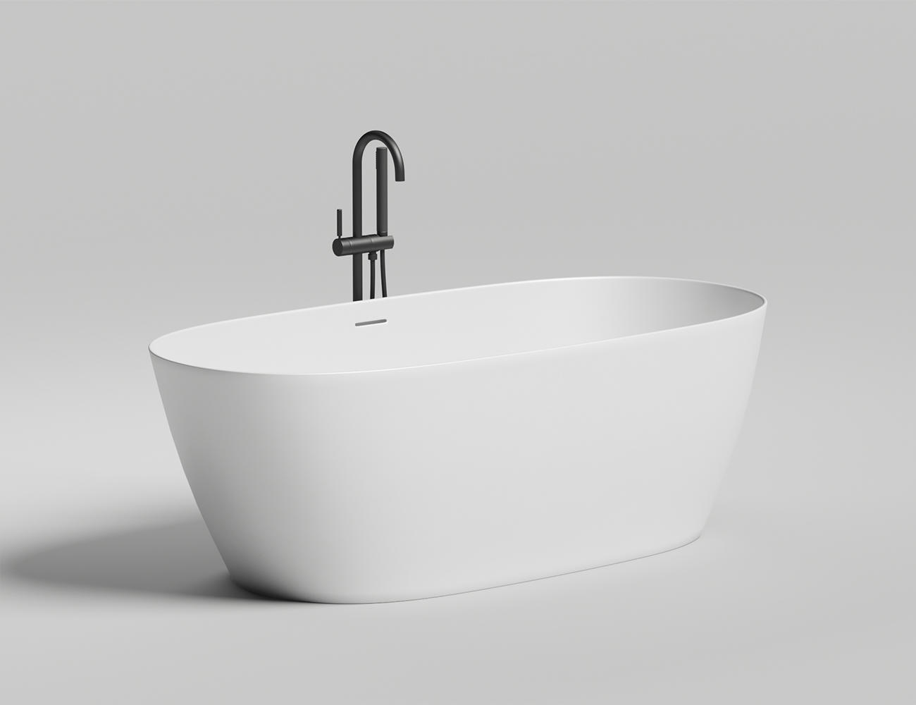 ванна из искусственного камня salini sofia s-stone 102526m 170x80 белый матовый