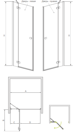 Душевой уголок Gutewetter Slide Rectan GK-863A 160x105 (бронза) фото 8 душевой уголок gutewetter slide rectan gk-863a 160x105 (бронза) фото 8