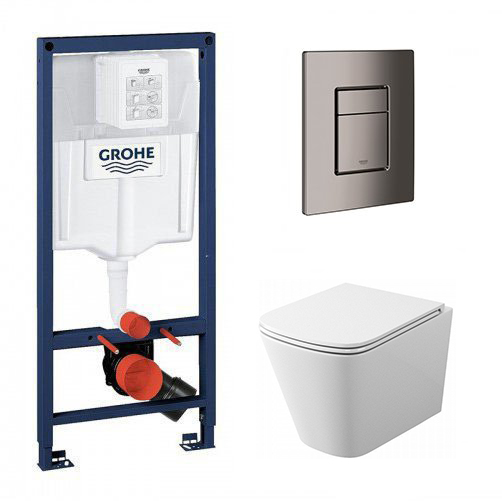 комплект инсталляции grohe rapid sl 38772001 с клавишей смыва 38732a00 и унитазом teymi t40302