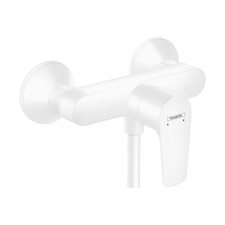 смеситель для душа hansgrohe talis e 71760700 белый матовый