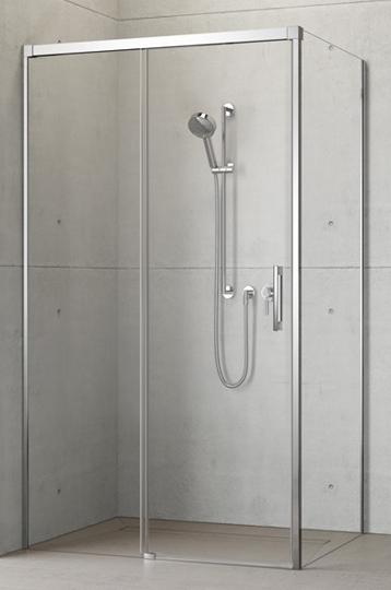 душевой уголок radaway idea kdj 120x100 прозрачное/хром