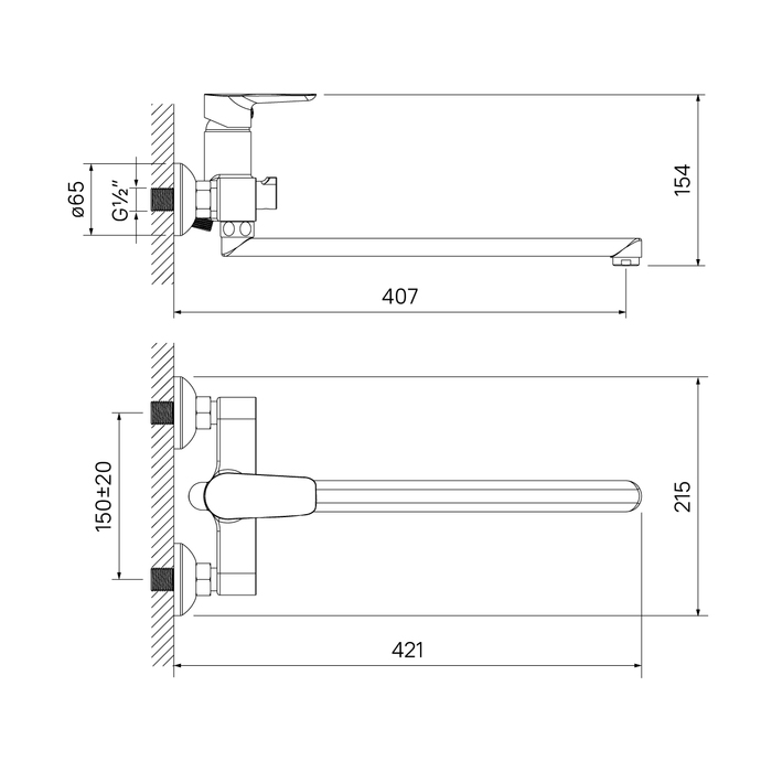 Душевой уголок Gutewetter Practic Rectan GK-404 100x95 (матовый хром/стекло бесцветное) фото 3 душевой уголок gutewetter practic rectan gk-404 100x95 (матовый хром/стекло бесцветное) фото 3