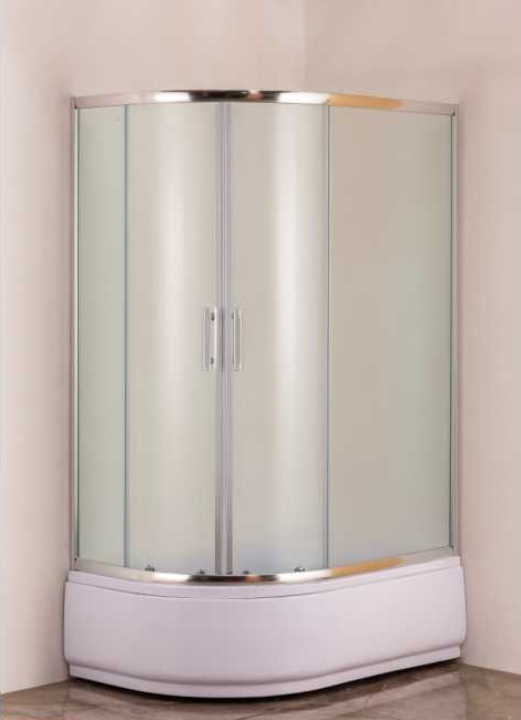 душевой уголок esbano esd-8027 r 120x80 стекла матовые, профиль хром
