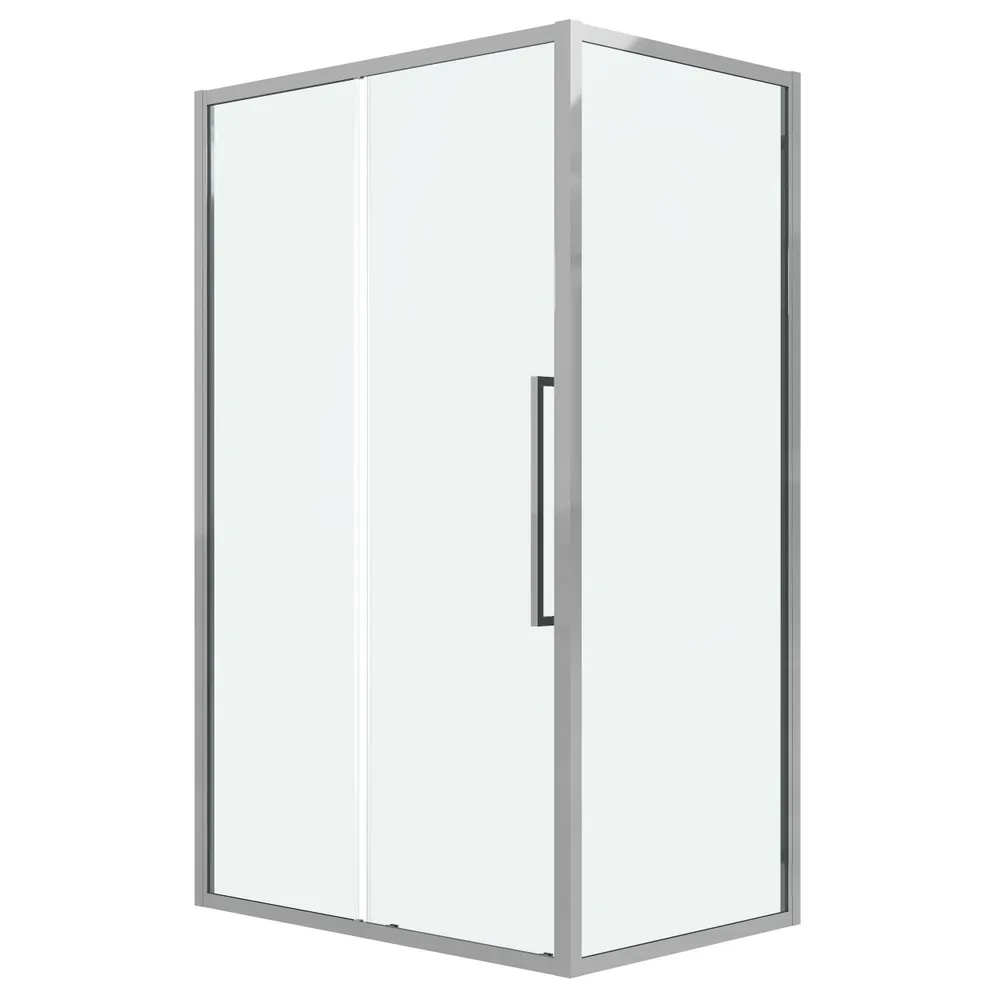 душевой уголок grossman cosmo 130x70 стекло прозрачное / профиль хром