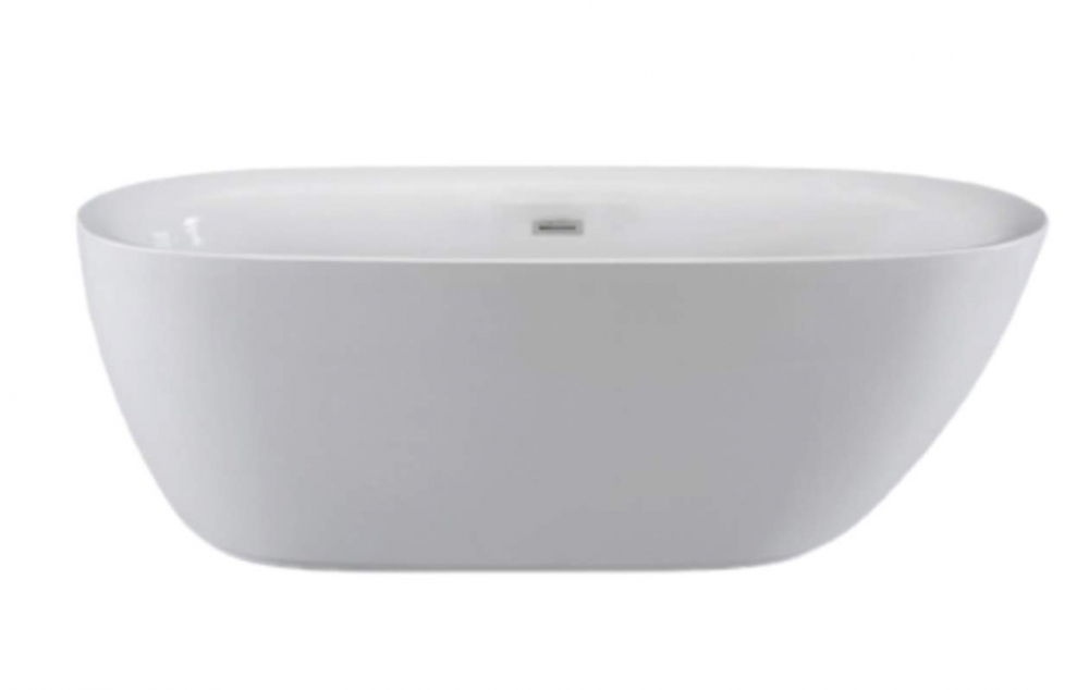 ванна акриловая cerutti spa como ct7386 170x75 белая