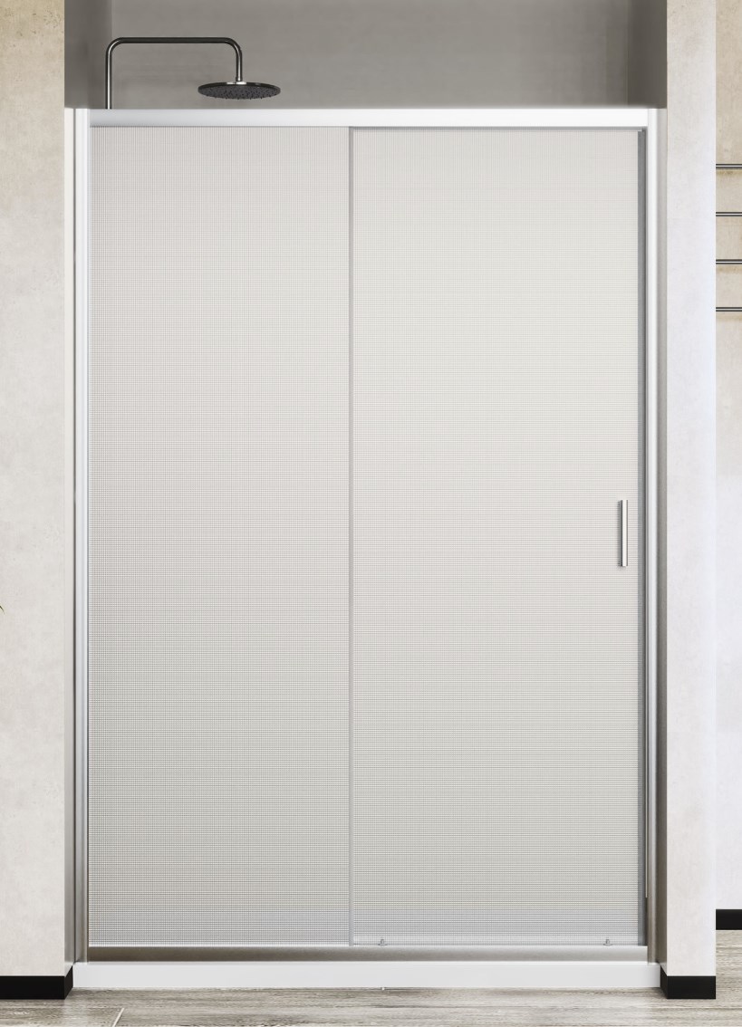 душевая дверь vincea city vds-5ct150mt 150x195 текстурное стекло / профиль хром