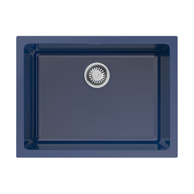 кухонная мойка omoikiri okinoshima 4911261 61x46 indigo blue глянцевый