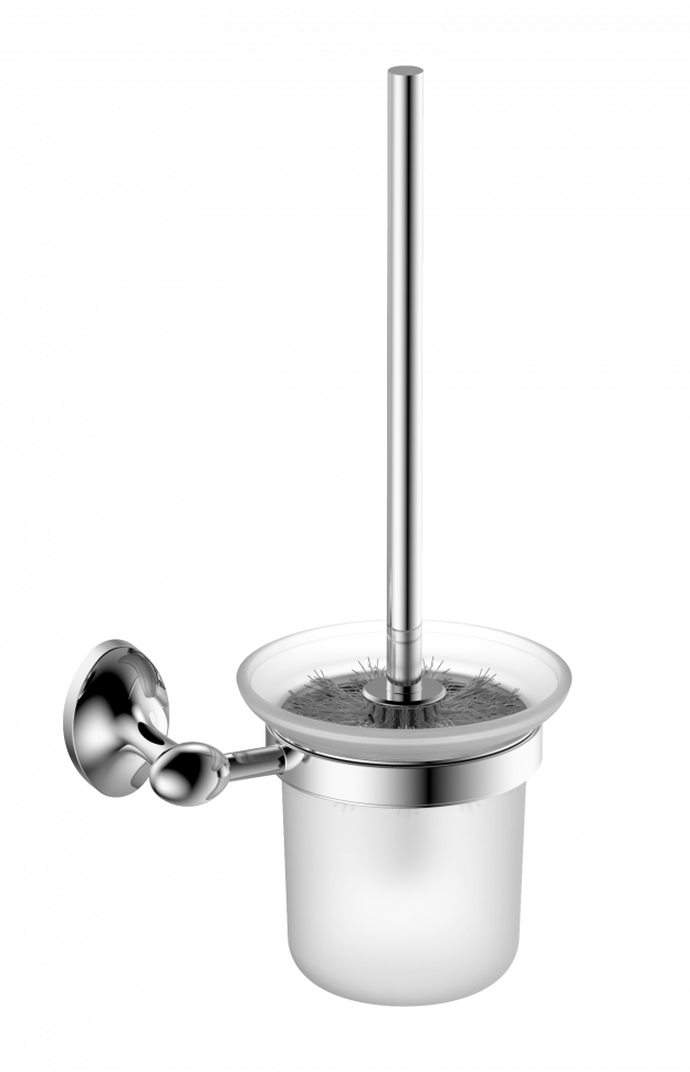 ершик для туалета ceramalux bell 53513 хром