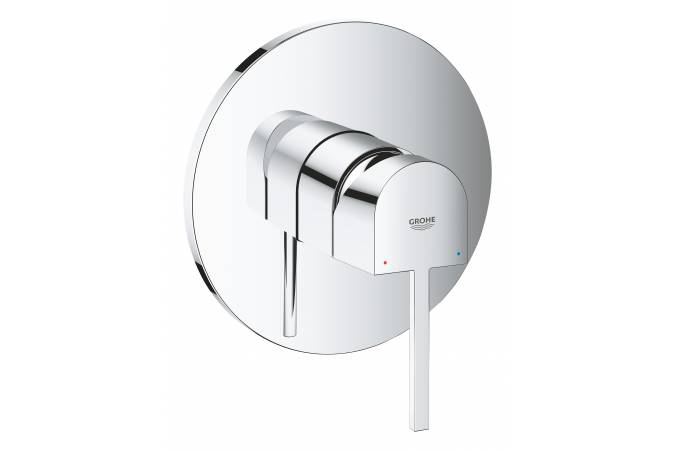 смеситель скрытого монтажа для душа grohe plus 24059003 хром