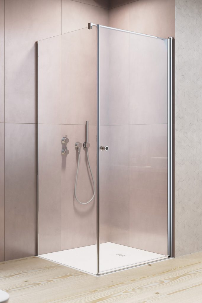 душевой уголок radaway eos kdj i 100x100 прозрачное/хром