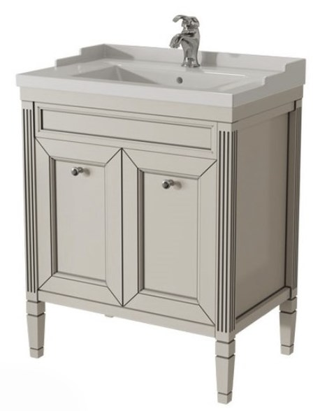 тумба напольная caprigo albion 70 10311-b074 бежевый глянец