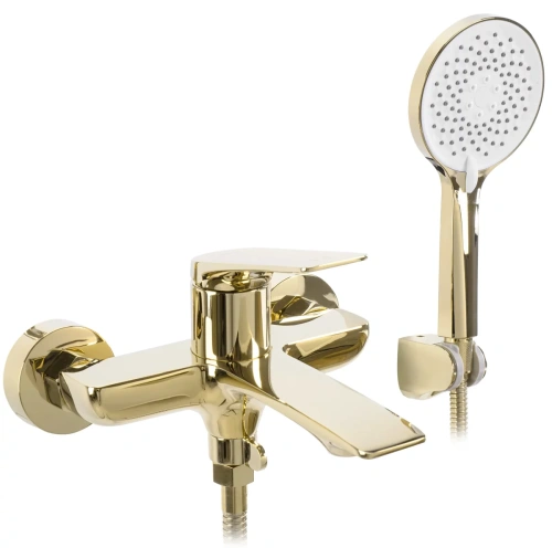 смеситель для ванны rea avalon gold rea-b1129 золотой глянец