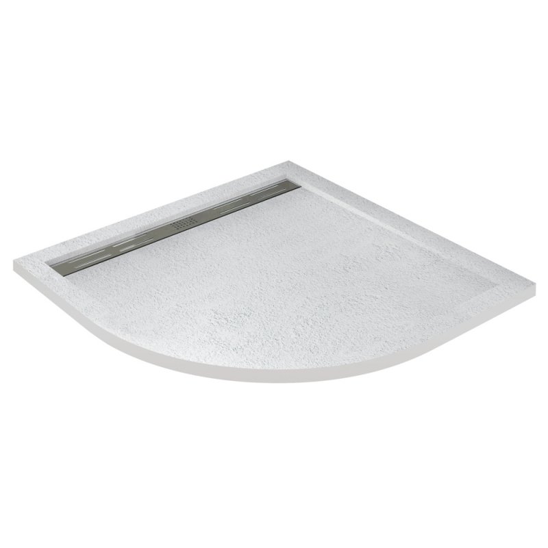 душевой поддон cezares tray-as-r-90-30-w 90x90 без сифона, белый