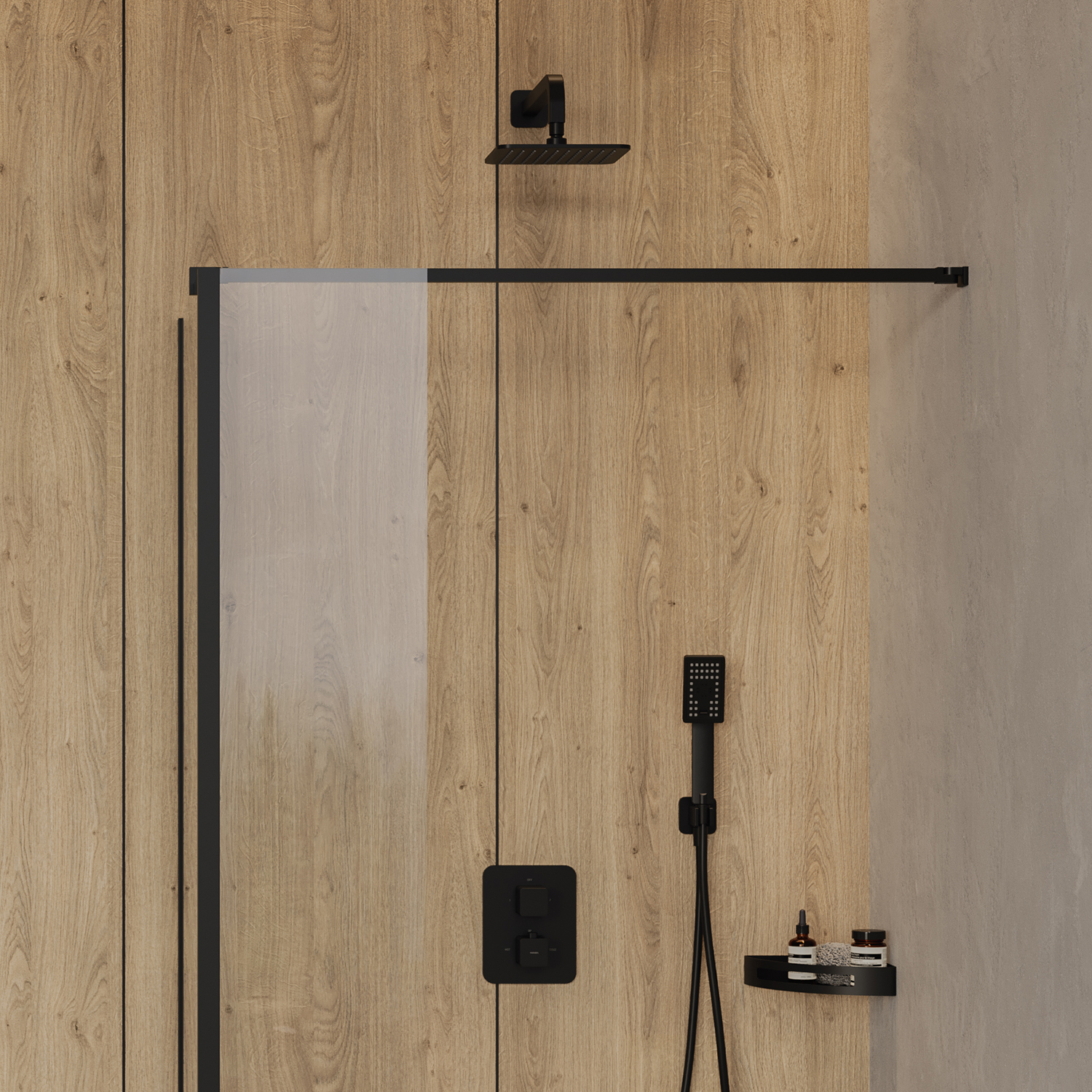 Душевой уголок Gutewetter Practic Rectan GK-422 90x75 (матовый хром/полистирол lines) фото 5 душевой уголок gutewetter practic rectan gk-422 90x75 (матовый хром/полистирол lines) фото 5