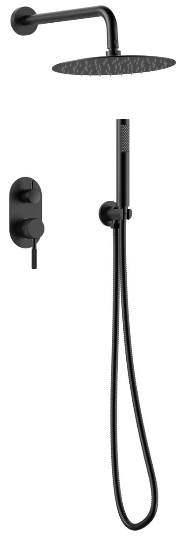 душевая система gid edessa l070-bm-vd2 черный матовый
