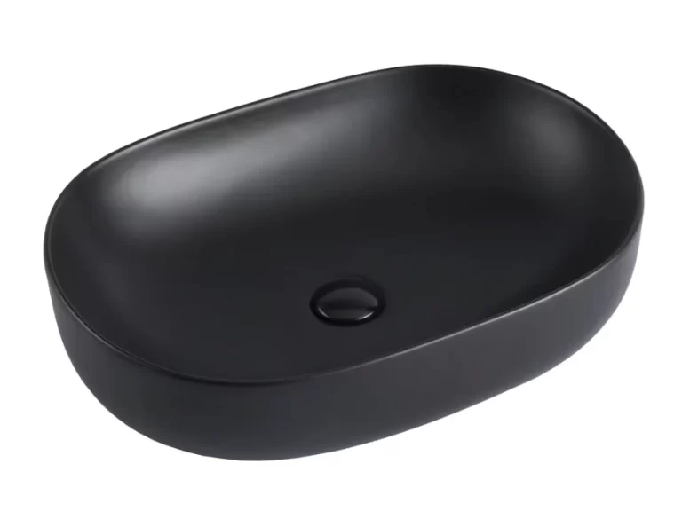 умывальник накладной vincea vbs-113mb черный матовый