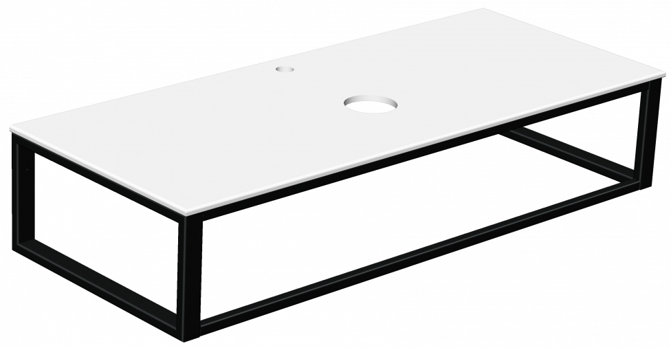 консоль подвесная radostone laura 120x49 черная
