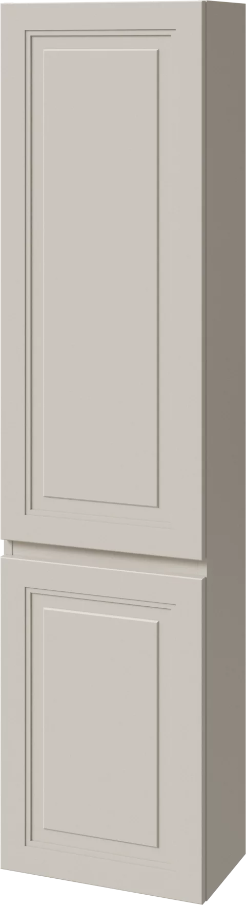 шкаф-пенал подвесной caprigo wales 40 36050l-sf023 левый, бежевый матовый