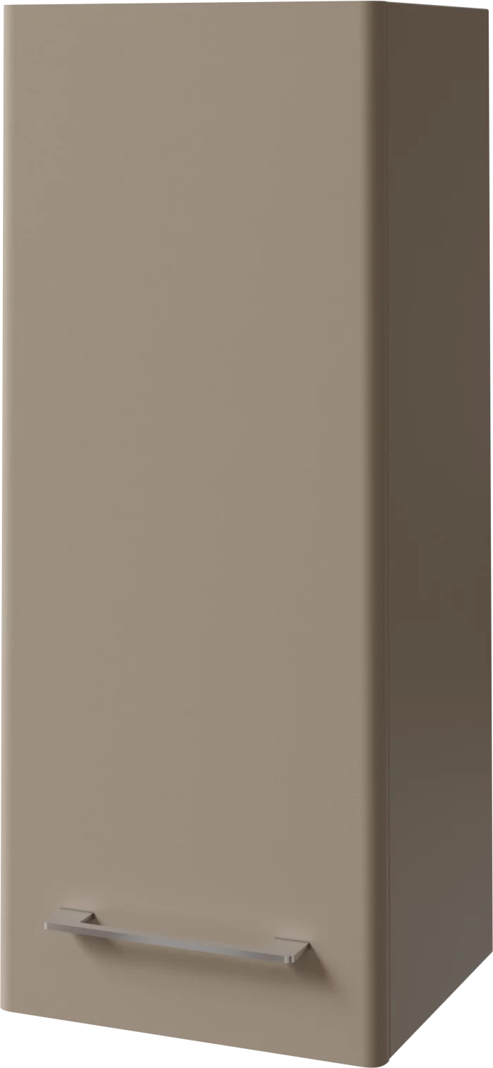 шкаф подвесной caprigo accord 2260l-sf004 коричневый матовый