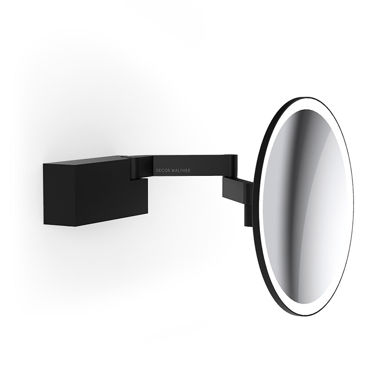 зеркало косметическое decor walther vision r 0123160 черный матовый
