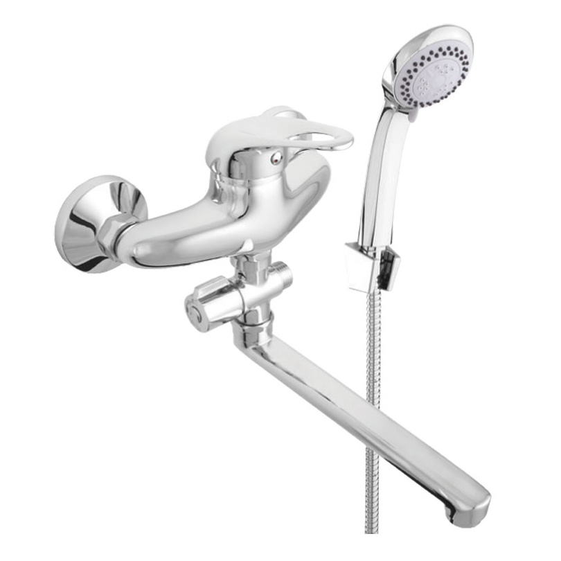 смеситель для ванны rubineta star p-12/c p2ck01 хром