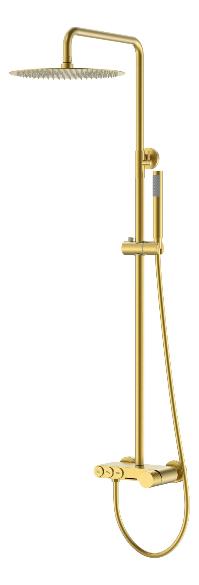 душевая стойка boheme stick mat gold 128-mg матовое золото