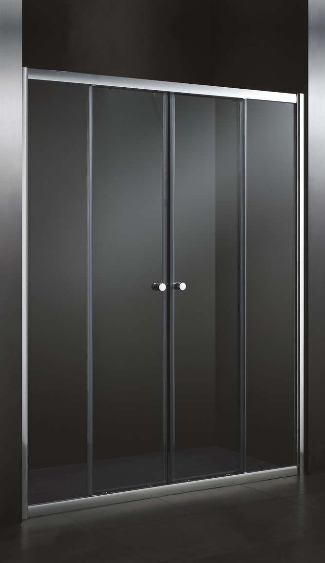 душевая дверь cezares anima-w-bf-2-160-c-cr 160x195 стекло прозрачное, профиль хром