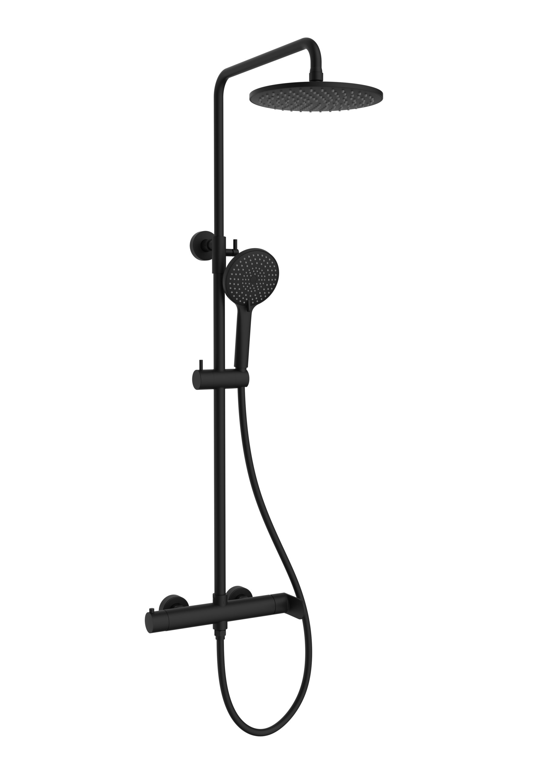 душевая стойка vincea rondo vsfs-1r0mb черный