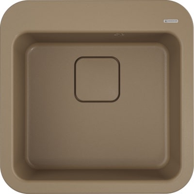 кухонная мойкa omoikiri tasogare 51-ca 51x51 карамель